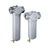 Thumbnail of Two stainless steel Industrial condensate treatment solutions range - Atlas Copco WSD Water Separators against a solid background 